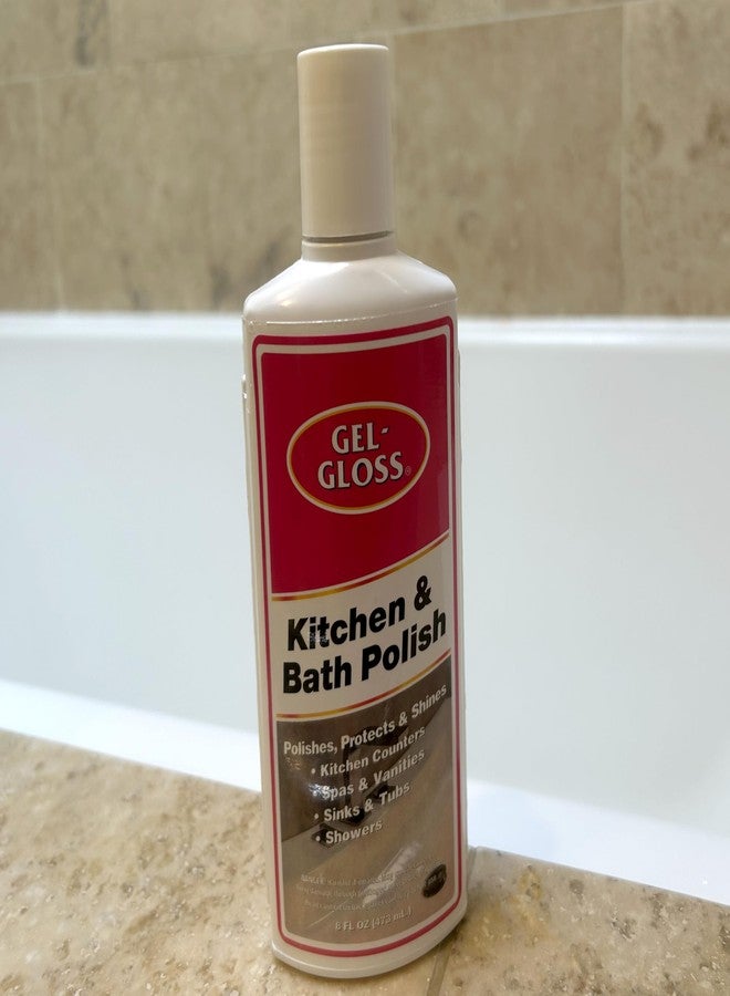 تي آر ملمع شمع كريمي للمطابخ والحمامات من تي آر إندستريز، جل-جلوس، 8 أونصات سائلة -GG-8 - Image 4